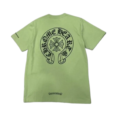 Chrome-Hearts-Sage-Green-Horseshoe-Tee-1 Chrome Hearts Sage Green Horseshoe Tee