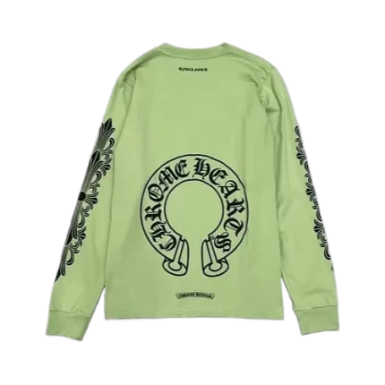 Chrome Hearts Sage Green Long Sleeve Tee