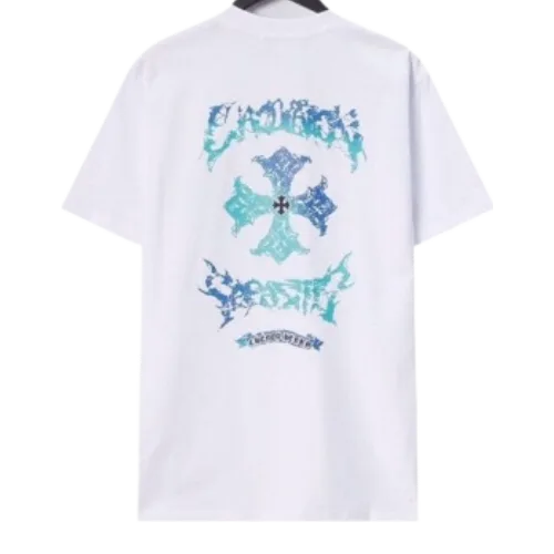 Chrome-Hearts-Sanskrit-Letters-Cross-White-T-Shirt-1 Chrome Hearts Sanskrit Letters Cross White T-Shirt