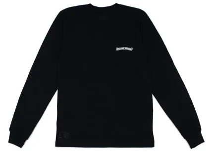 Chrome Hearts Script Letter Logo L/S T-shirt Black