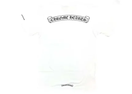 Chrome Hearts Scroll Logo Pocket T-shirt White