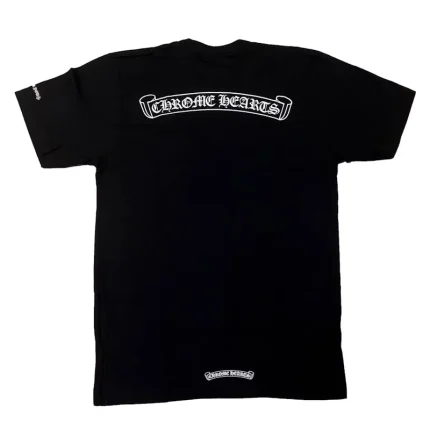 Chrome Hearts Scroll Logo T-shirt Black