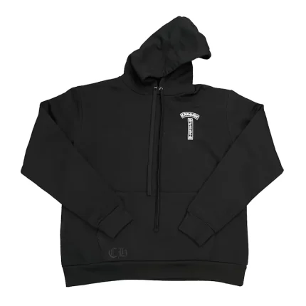 Chrome Hearts Shoulder Logo Hoodie Black