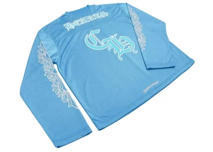 Chrome Hearts Sports Mesh Warm Up Jersey Blue