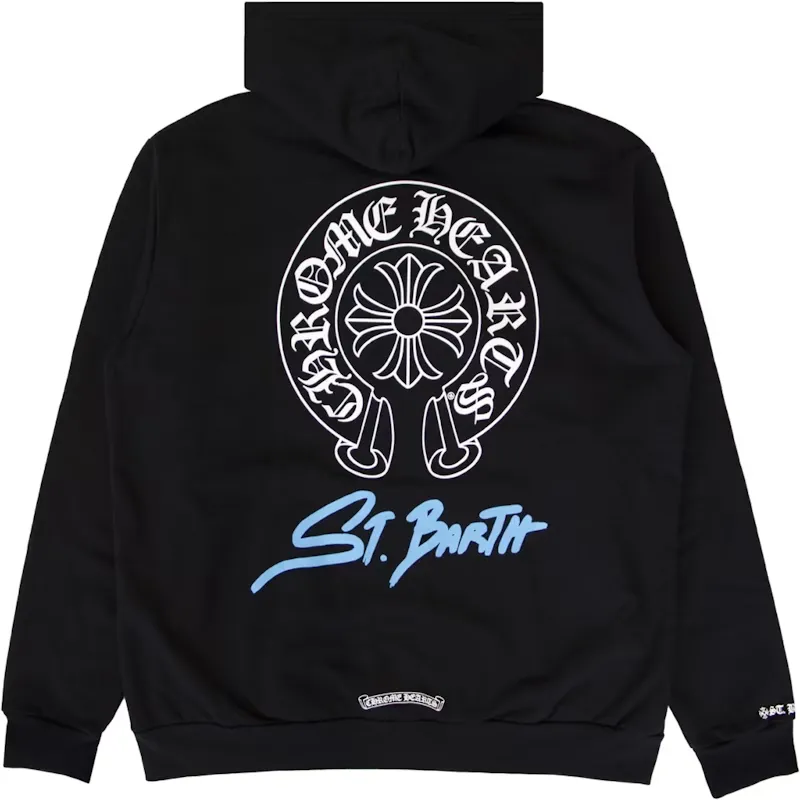 Chrome-Hearts-St-Barth-Exclusive-Zip-Up-Hoodie-Black Chrome Hearts St. Barth Exclusive Zip Up Hoodie