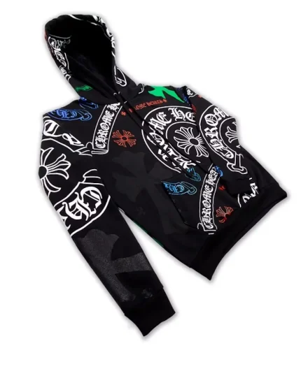 Chrome Hearts Stencil Hoodie Black