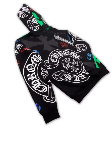 Chrome Hearts Stencil Hoodie Black