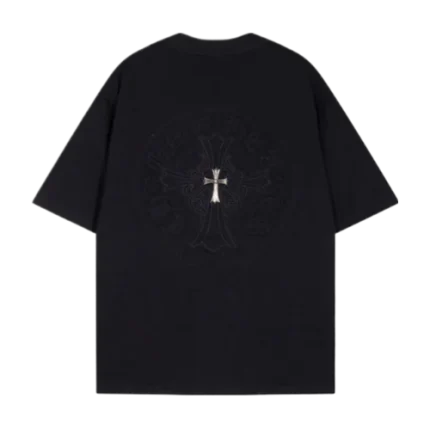 Embroidered Chrome Hearts logo Tee
