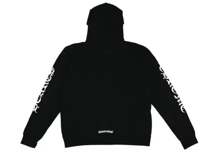 Chrome Hearts Vertical Logo Hoodie Black