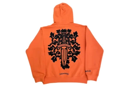 Chrome Hearts Vine Dagger Hoodie Orange
