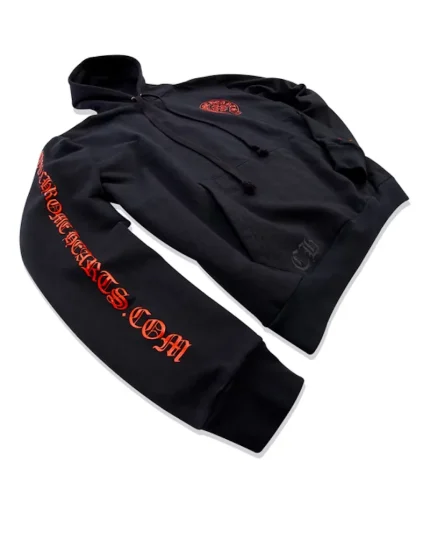 Chrome Hearts Web Exclusive Horse Shoe Hoodie Black/Red