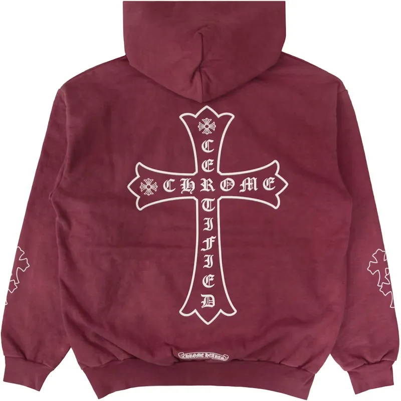 Chrome Hearts x Drake Certified Chrome Hand Dyed Hoodie Washed Red (Miami Exclusive) Chrome Hearts x Drake Certified Chrome Hand Dyed Hoodie Washed Red (Miami Exclusive)