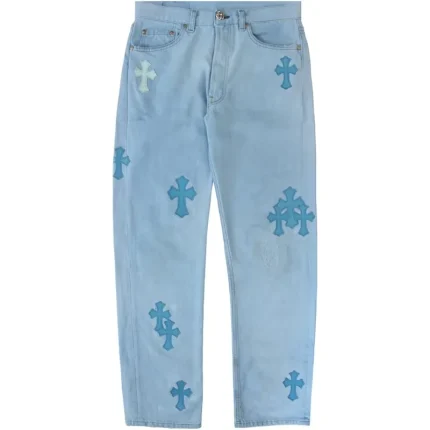 Chrome Hearts x Drake Certified Lover Boy Vintage Levi's Jeans Washed Blue (Miami Exclusive)