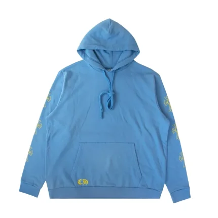 Chrome Hearts x Drake Girls Love Chrome Hoodie Light Blue