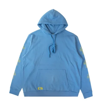 Chrome Hearts x Drake Girls Love Chrome Hoodie Light Blue