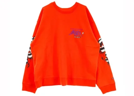 Chrome Hearts x Matty Boy PPO U HD PLVR Red Sweatshirt Red