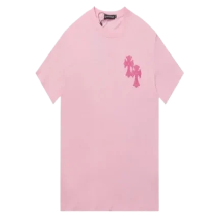Chrome Hearts Washed Pink Cross T-Shirt