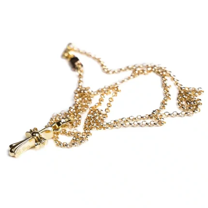 CH 22K GOLD CROSS BABY FAT CHARM