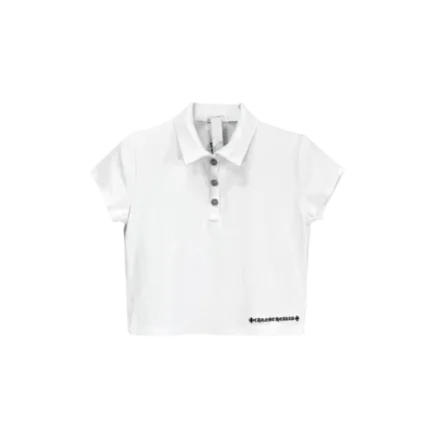 Chrome Hearts Shirt Polo Tee Dagger Script Logo