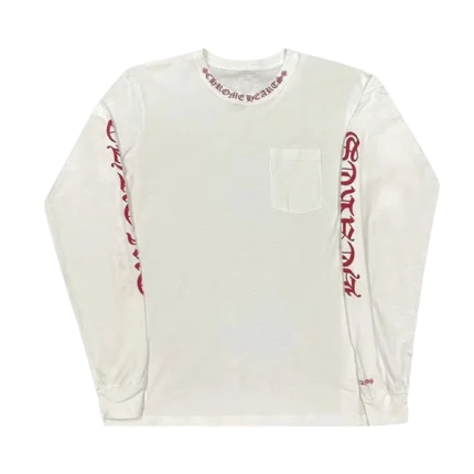 Exclusive Miami Chrome Hearts Neck Logo T Shirt White