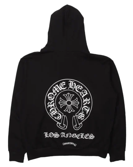 Chrome Hearts Los Angeles Horseshoe Logo Zip-Up Hoodie
