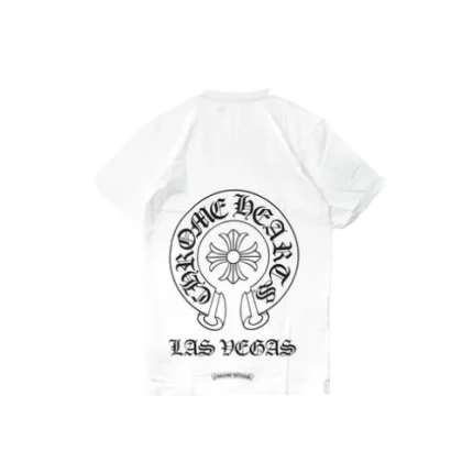 Chrome Hearts White Shirt Horseshoe Logo