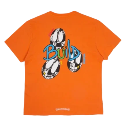 Chrome Hearts Matty Boy Link And Build Orange T-Shirt
