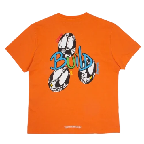 MATTY-BOY-ORANGE-LINK-AND-BUILD-TEE-1 Chrome Hearts Matty Boy Link And Build Orange T-Shirt