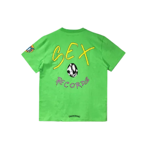 Matty-Boy-Limited-Sex-Record-Green-T-shirt-1 Chrome Hearts Matty Boy Sex Rocords Limited Edition
