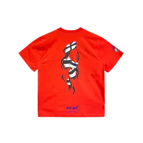 Matty-Boy-Red-Flame-Hearts-Short-Sleeve-Tee-1 Chrome Hearts Red Flame Short Sleeve T Shirt