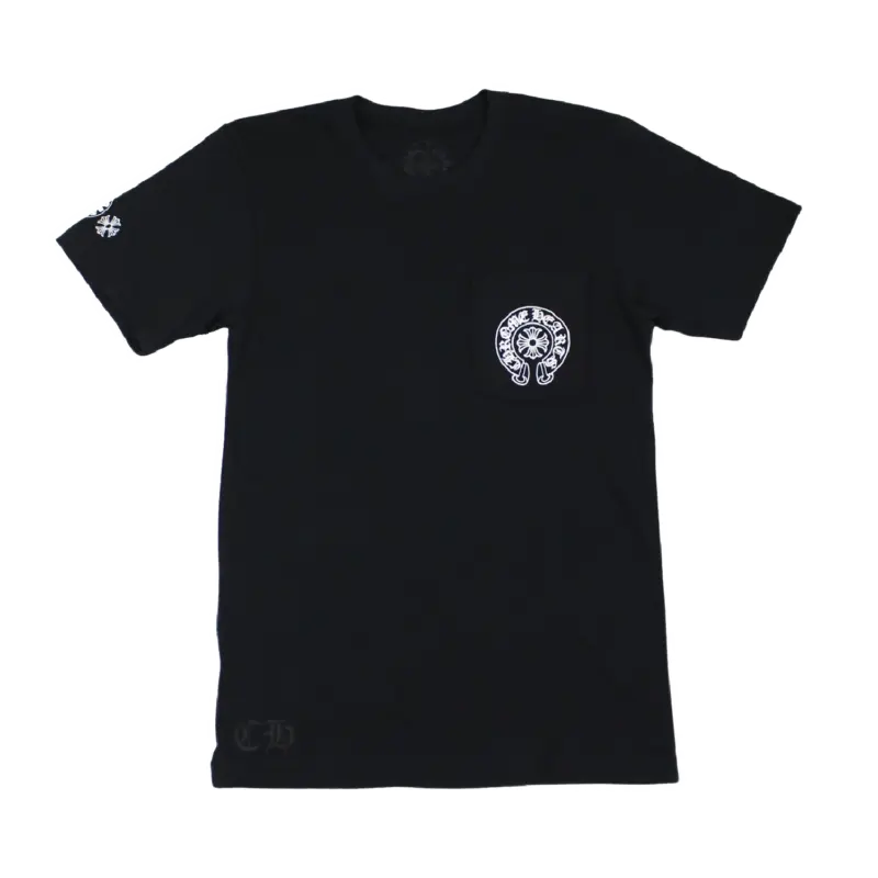 Multi-Colored-Horseshoe-Straight-Cross-Short-Sleeve-T-Shirt-800x800-1 Chrome Hearts Multi Colored Logo T-Shirt