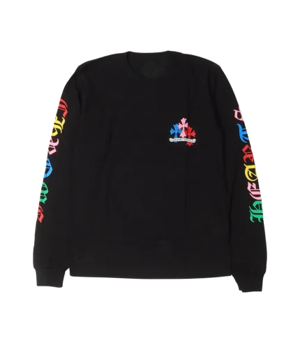 Chrome Hearts Multicolor Cross Long Sleeve T Shirt