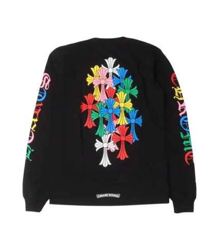 Chrome Hearts Multicolor Cross Long Sleeve T Shirt