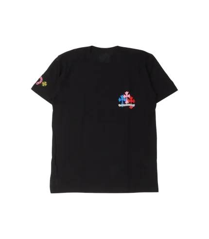 Chrome Hearts Multicolor-Cross-T-Shirt Black