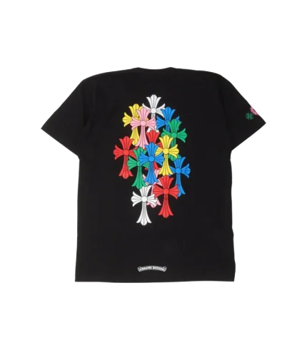 Chrome Hearts Multicolor-Cross-T-Shirt Black