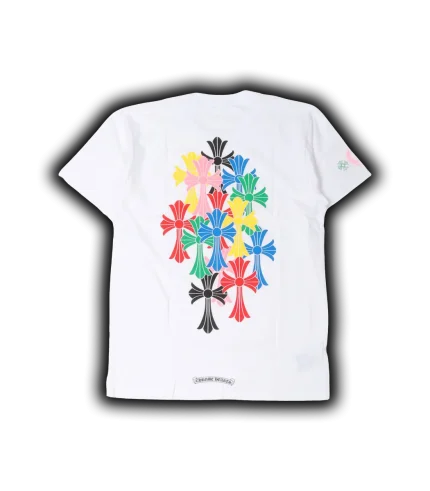 Chrome Hearts Multicolor-Cross-T-Shirt White