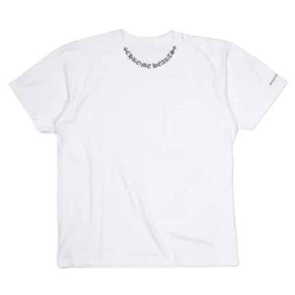 Chrome Hearts Neck Logo White T-Shirt