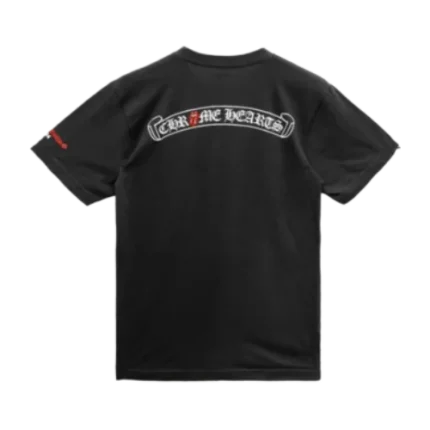 Chrome Hearts Rolling Stone Tongue Scroll Short Sleeve Tee