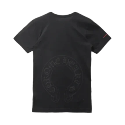 Chrome Hearts Scroll Horseshoe Logo Short Sleeve Tee