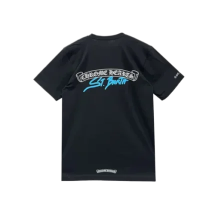 St. Barth Exclusive Scroll Logo Short Sleeve T Shirt