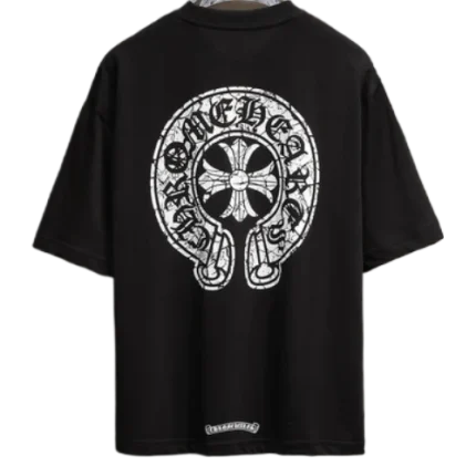 Straight Fit Chrome Hearts Black T-Shirt