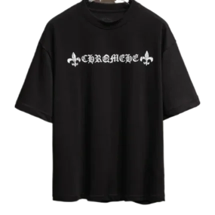 Straight Fit Chrome Hearts Black T-Shirt