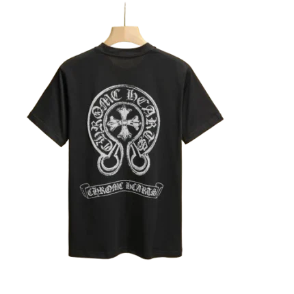 Stylish Casual Chrome Hearts T-Shirt Crew Neck