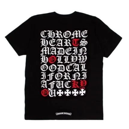Chrome Hearts California Fuck You Exclusive T-Shirt With Pocket