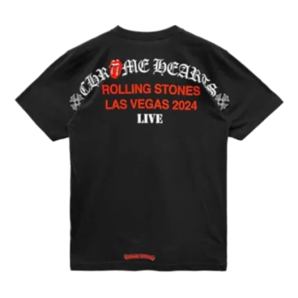 2025 Live Chrome Hearts Rolling Stones Las Vegas Tee
