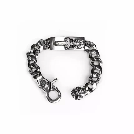 CH DAGGER ID FANCY LINK CLIP BRACELET