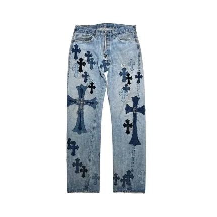 Chrome Hearts Matty Boy Sex Records Multi Cross Jeans