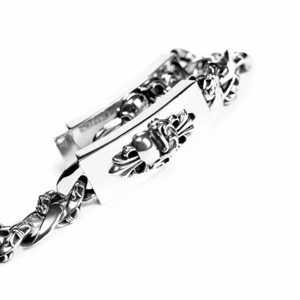 CH DOUBLE ID FANCY LINK BRACELET