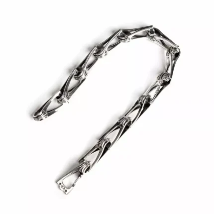 CH ZIPPER PATTERN BRACELET