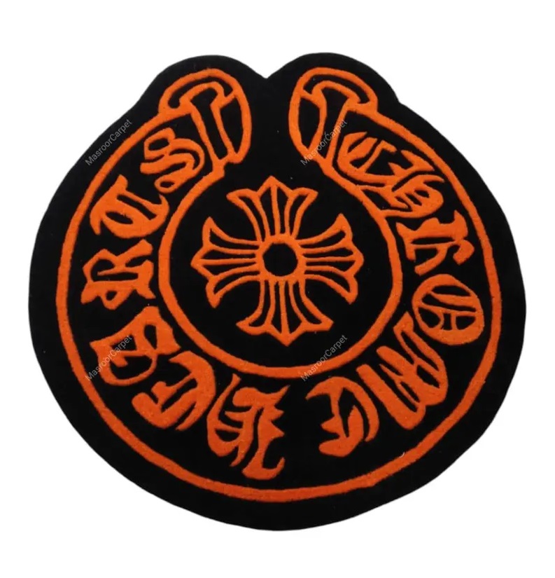 il_794xN.6480423715_hczo Chrome Hearts-Inspired Rug Hand Home Decor